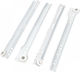 Drawer Slide Roller 50cm White Set of Two Guides 1 Drawer Broscor Oem 07050-55-001 07050-55-001