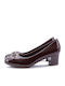 Burgundy Medium Heels