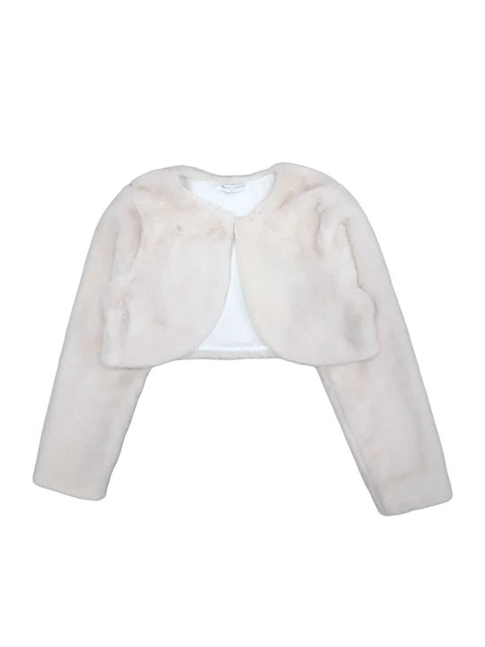 Evita Kids Bolero Fur ECRU