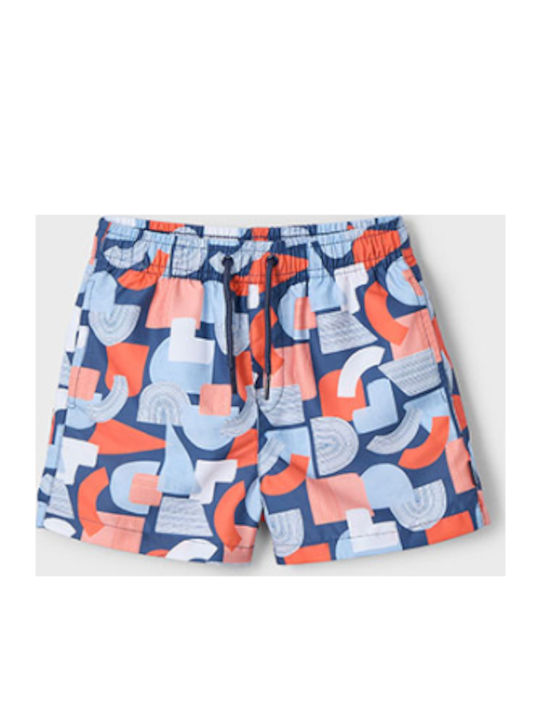 Mayoral Kids Swimwear Swim Shorts blue squirrel