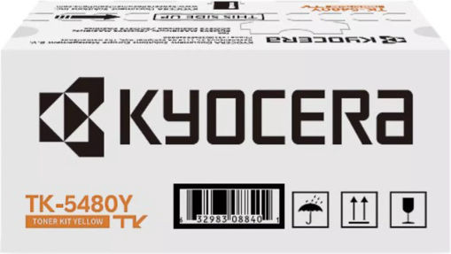 Kyocera TK-5480Y Original Toner Laser Printer Yellow 1250 Pages (1T0C22ANL0)
