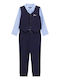 Kids' Set with Pants Winter 3pcs Blue