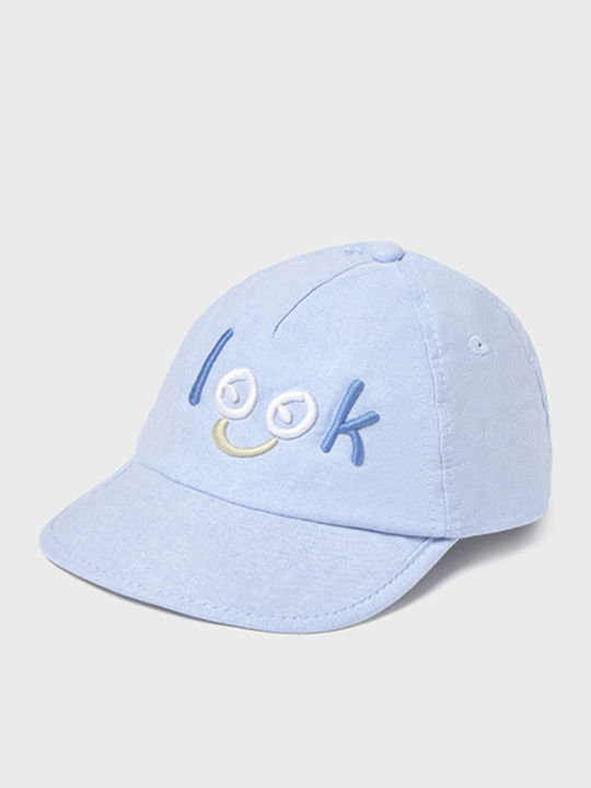 Mayoral Kids' Hat Jockey Fabric Blue