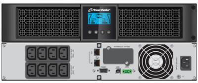 Powerwalker VI 3000 RT HID + Battery Pack P72R-12x9Ah UPS Line-Interactive 3000VA 2700W με 9 IEC Πρίζες