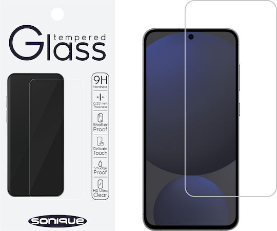 Sonique Hardy 2.5D 0.33mm Full Glue Tempered Glass (A36 5G / Galaxy A56 5G / Galaxy S24 FE 5G)
