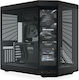 HYTE Y70 Touch Gaming Midi-Turm Computergehäuse mit Seitenfenster Schwarz