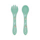 Sassi Junior Baby Set with Fork made of Silicone 2pcs
