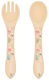 Sassi Junior Baby Set with Fork made of Silicone 2pcs