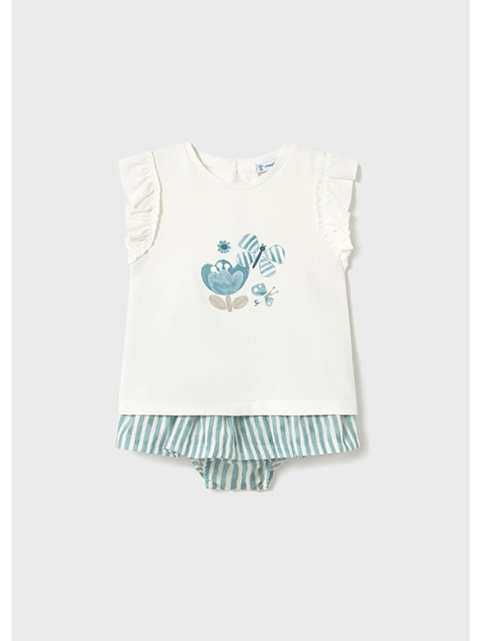 Mayoral Baby Bodysuit Short-Sleeved Emerald