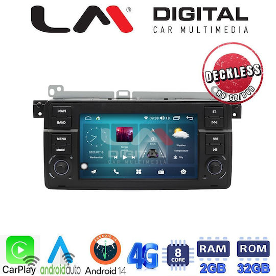 LM Digital Автомобилна Аудио Система (Блутут/USB/WiFi/GPS/Apple-Carplay/Android-Auto)