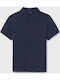 Kids' Polo Short Sleeve Navy Blue