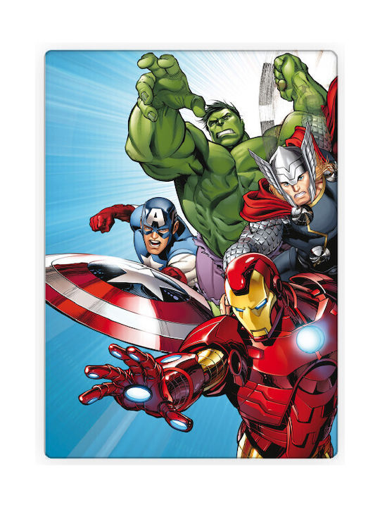 Avengers Κουβέρτα Fleece Πολύχρωμη 100x140εκ.