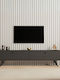 TV Stand Wooden Paris Charcoal L160xW25xH35cm