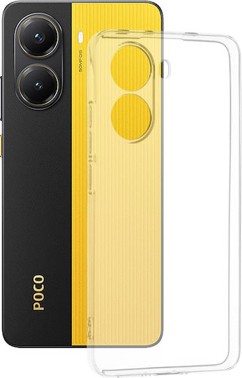 Techsuit Clear Umschlag Rückseite Silikon Transparent (Poco X7 Pro)