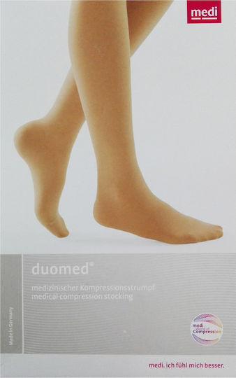 Medi Socks Calf High Open Compression Class 2 Beige