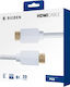 Nacon HDMI 2.1 Braided Cablu HDMI de sex masculin - HDMI de sex masculin 3m Alb