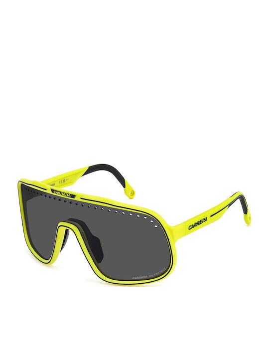 Carrera Unisex Γυαλιά Ηλίου με Κίτρινο Κοκκάλινο Σκελετό και Γκρι Φακό SPORT 02/S 4CW/IR