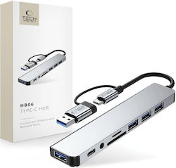 Tech-Protect HB06 USB Hub 5 Ports USB-A USB-C Tech-Protect HB06 USB Hub 5 Ports USB-A USB-C