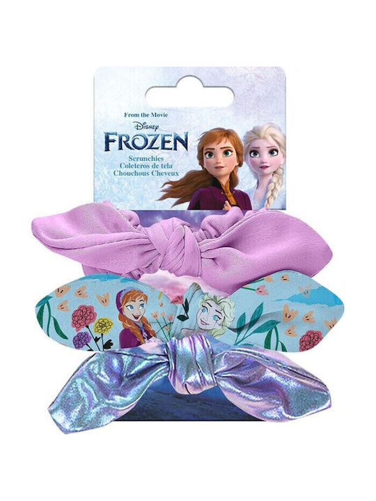 Disney Σετ Παιδικά Λαστιχάκια Scrunchies Πολύχρωμα 3τμχ