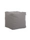 Waterproof Bean Bag Stool Poof Cube Grey Colour 40x40x40cm