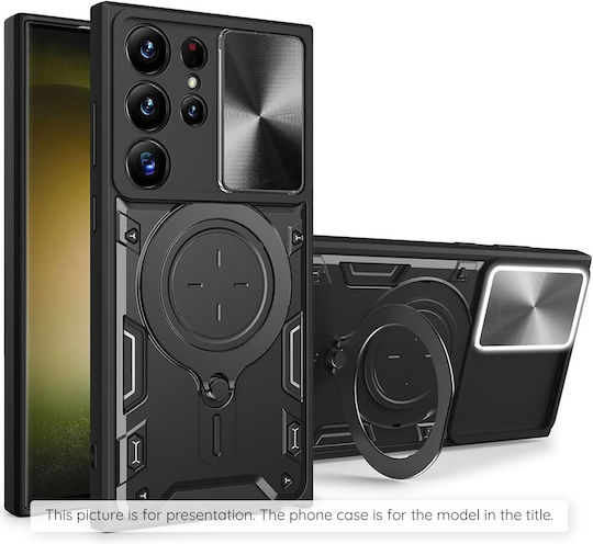 Techsuit Camguard Pro Back Cover Μεταλλικό Μαύρο (OnePlus 13R)
