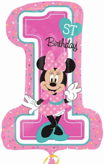 Luftballon Folie Jumbo Rosa Minnie 71cm