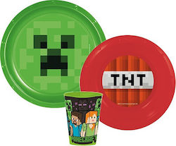 Minecraft Baby & Kids Feeding Sets from Plastic 3 Pieces