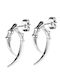 Bone Drop Earrings Length 2.2 cm Thickness 3 mm Unisex Stainless Steel Tribute 0130555301