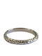 Tatu Moyo Ring Small Wedding Band made of Steel