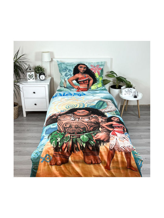 Disney Vaiana Adventure Set Kids Duvet Cover Si...