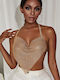 Women's Crop Top Gold