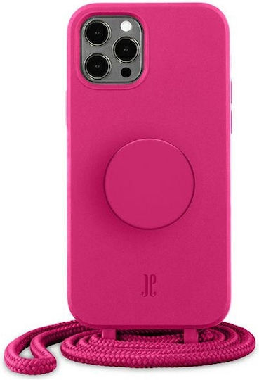 Just Elegance Back Cover Silicone / Plastic Pink (iPhone 12 / 12 Pro)