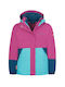 Kids Casual Short Coat with Hood Pink