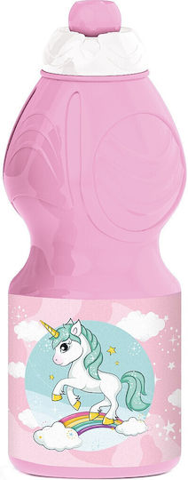 Unicorn Παιδικό Παγούρι Μονόκερος Πλαστικό 400ml