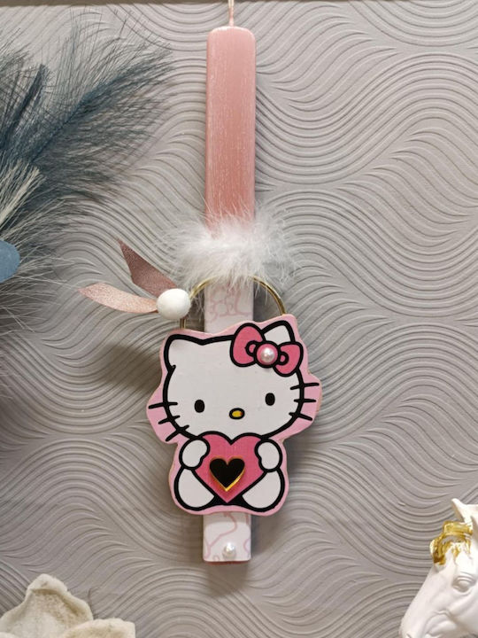 Λαμπάδα Hello Kitty Στρογγυλή Αρωματική Λαμπάδα Hello Kitty Στρογγυλή Αρωματική