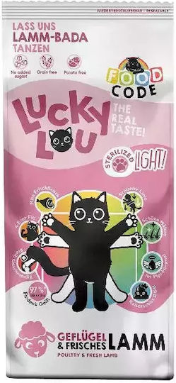 Lucky Lou Code Dry Food Diet, Gluten-Free for Adult Sterilized Cats with Poultry / Lamb / Potatoes / Meat 3kg