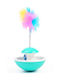 Denikpets Cat Toy-tambler Amusement Plate Blue