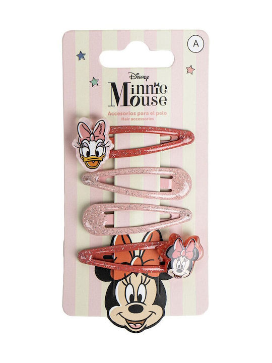 Disney Minnie Daisy Hair Clip Set 4 Pcs