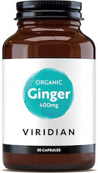 Viridian Organic Ginger 400mg 30 κάψουλες Viridian Organic Ginger 400mg 30 κάψουλες
