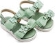 Babywalker Pantofi de botez din Piele Verzi
