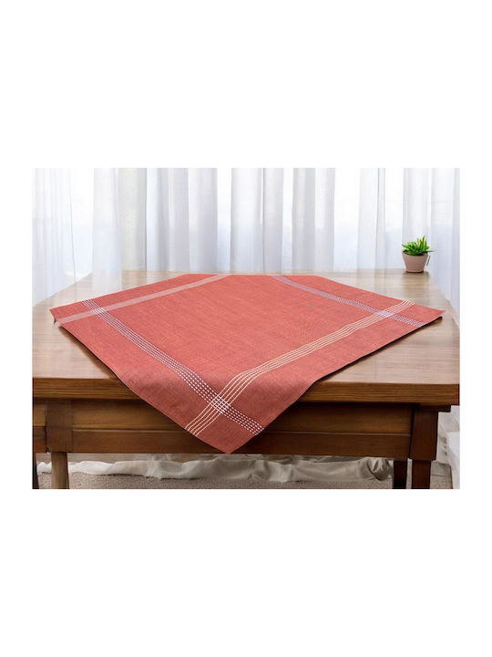 Linen Square 85x85 Terracotta Yl15577 Lh2065116-1