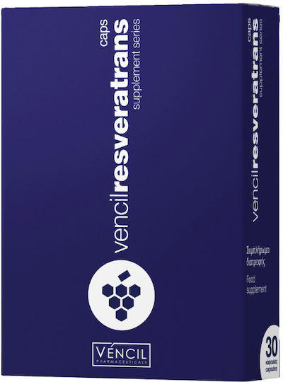 Vencil Resveratrans Alte Suplimente Alimentare 30 Capsule