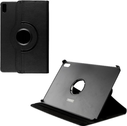 Volte-Tel Flip Cover Δερμάτινη Περιστρεφόμενη Μαύρη (OnePlus Pad Pro)