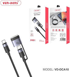 Ven-Dens USB 2.0 USB-C male - USB-C 240W 2m Ven-Dens USB 2.0 USB-C male - USB-C 240W 2m