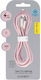 Blavec Braided USB-C to Lightning Cable 20W Ροζ 3m