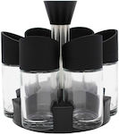 Glass Tabletop Rotating Spice Rack