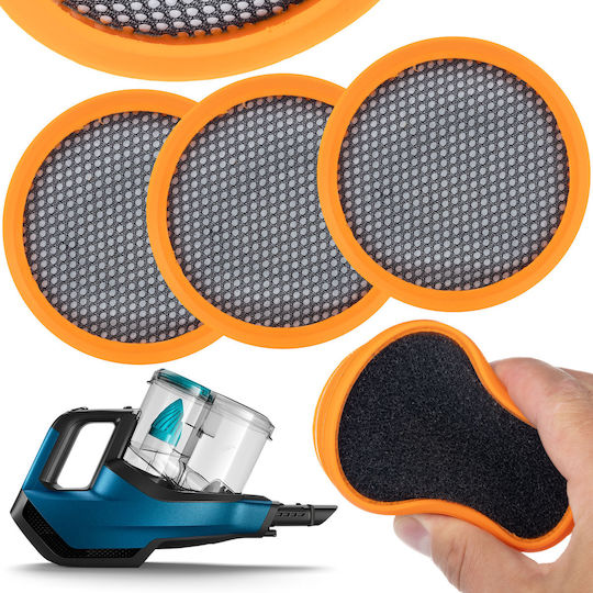 Rosfix Filters Hepa Electric Vacuum Compatible with Philips 3pcs