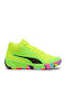 Court Pro Kids Sports Shoes Basketball with Laces Green