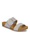 Flache Sandalen für Damen in Weiß Farbe
