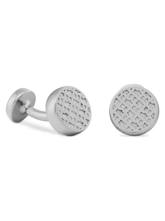 Boss Cufflinks in Silver Color